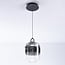 Pendelleuchte Melody aus Rauchglas mit Farbverlauf und 3-stufig dimmbaren LEDs