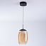 Pendelleuchte Novi - 3-stufig dimmbar und Amberglas