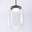 3-stufig dimmbare Pendelleuchte Isra - transparentes Glas