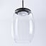 3-stufig dimmbare Pendelleuchte Isra - transparentes Glas