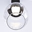 3-stufig dimmbare Pendelleuchte Isra - transparentes Glas