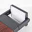 Sockelleuchte Jidde mit neigbarem Spot - Holzoptik mit integrierter LED