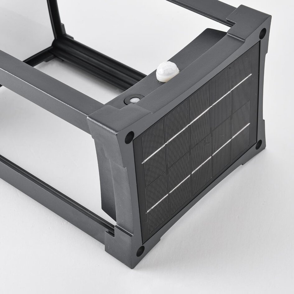 Solar-Sockelleuchte Janita mit Sensor - schwarz