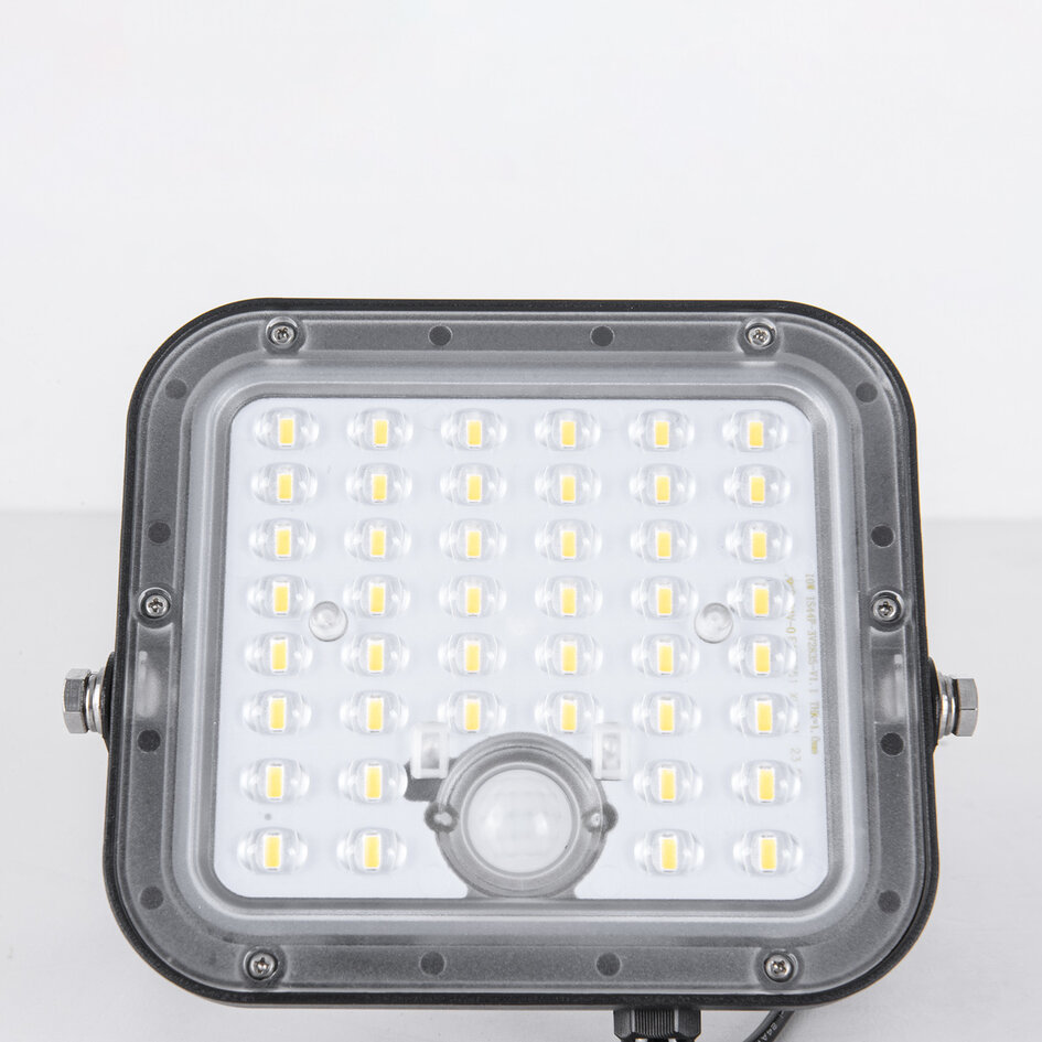 10W Solar-LED-Flutlicht für außen mit Sensor - Calem