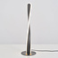 Gedrehte Design-Tischlampe Rizar mit integrierten LEDs