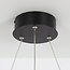 Design-Hängelampe Cercle in Schwarz mit dimmbaren LED-Ringen