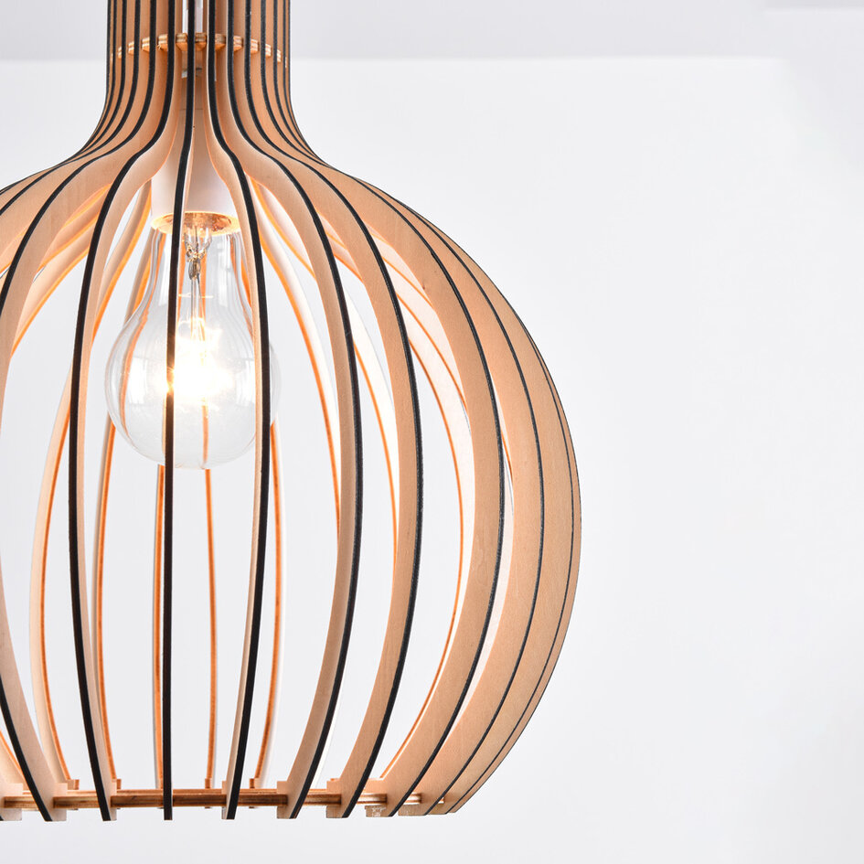 Boho chic Lampe aus Holz - Legno