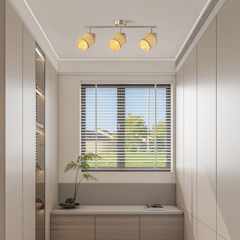 Bohemian Deckenleuchte Wiener Geflecht, 3-flammig - Raua