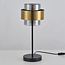 Tischlampe Lor mit Rauchglas - Bronze