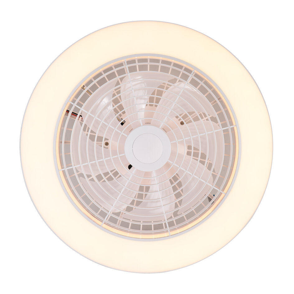 Smarter Deckenventilator Tuul mit Tuya Smart App und RGBW-Funktion - Weiß