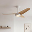 Deckenventilator Ventus mit integrierter LED und Fernbedienung - Weiß und Buchenholz