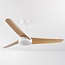 Deckenventilator Ventus mit integrierter LED und Fernbedienung - Weiß und Buchenholz