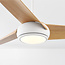 Deckenventilator Ventus mit integrierter LED und Fernbedienung - Weiß und Buchenholz