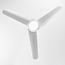 Deckenventilator Angin mit integrierter LED und Fernbedienung - Weiß