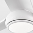 Deckenventilator Angin mit integrierter LED und Fernbedienung - Weiß