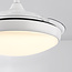Deckenventilator weiß inkl. LED und Fernbedienung - Haizea