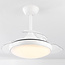 Deckenventilator weiß inkl. LED und Fernbedienung - Haizea