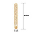 E27 dimmbare Röhrenlampe Amber mit Spirale 30 cm, 4W, 1600K