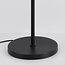 Stehlampe Tom - schwarz mit Bronze-Details und schwenkbarem Arm
