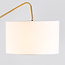 Design-Stehlampe Monica in Marmor mit goldenen Details