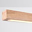 Hängeleuchte Shane aus Holz mit integrierter LED, dimmbar