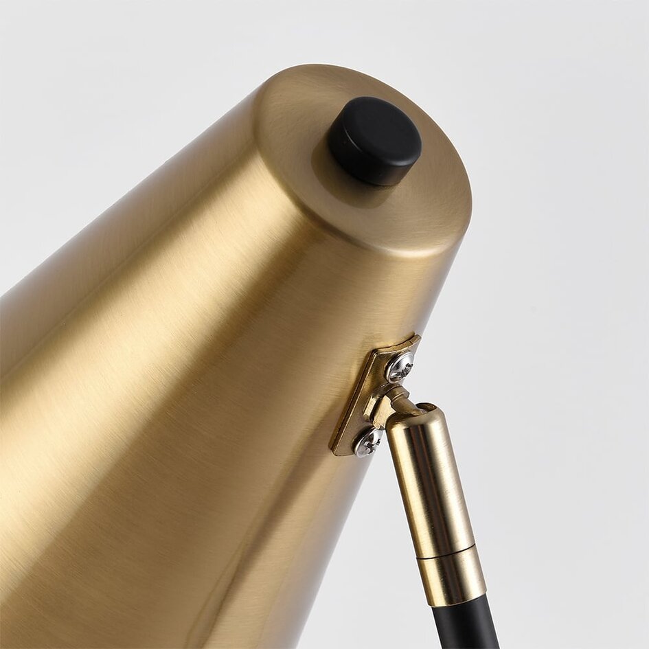 Tischlampe Watson  - schwarz mit gold