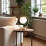 Tischlampe Gene - Gold mit milchweißer Glaskugel