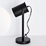 Tischlampe Joshua - schwarz mit schwenkbarem Schirm