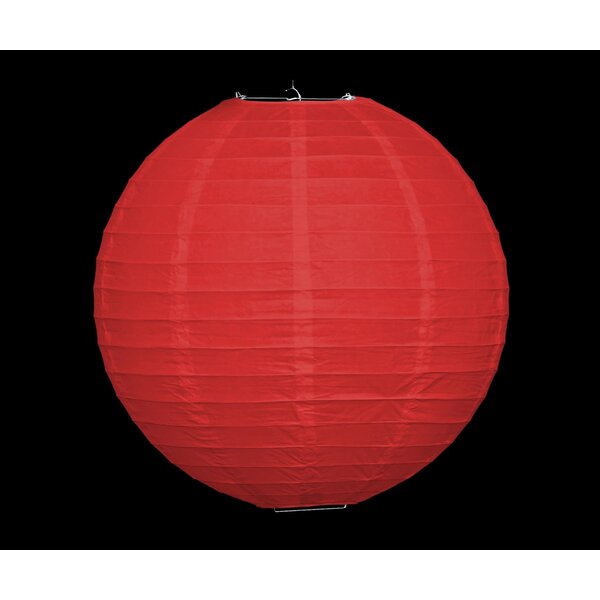Roter Nylon-Lampion für den Außenbereich