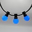 Stecklampe - Blau (ohne E27-Fassung)