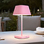 Aufladbare rosa Tischlampe dimmbar - Tessa