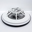 Deckenventilator Starry mit anpassbarer Farbtemperatur und Sterneffekt - Schwarz
