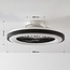 Deckenventilator Starry mit anpassbarer Farbtemperatur und Sterneffekt - Schwarz