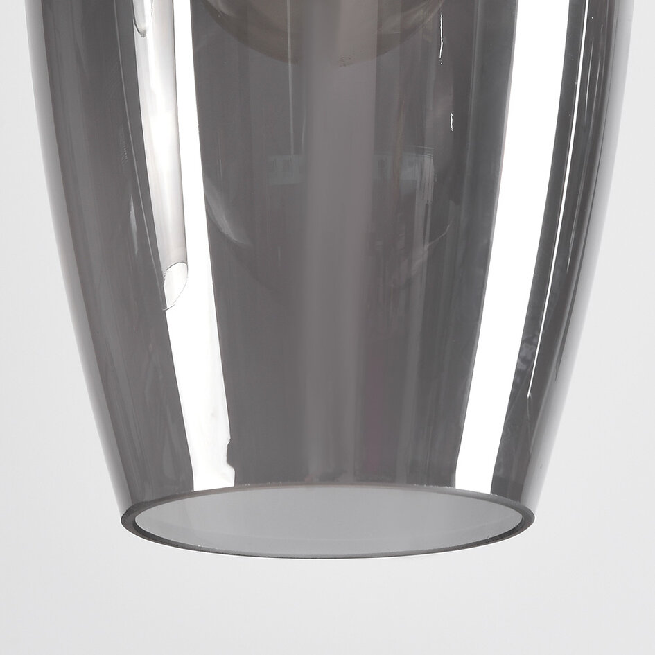 Hängeleuchte Valerie 5-flammig - Rauchglas