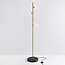 Stehlampe Pippa 4-flammig in Gold mit transparentem Glas