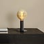 Tischlampe Niek - schwarzes offenes Design aus Metall
