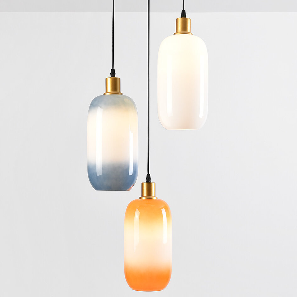 Hängeleuchte mit Farbverlaufsglas - Anne