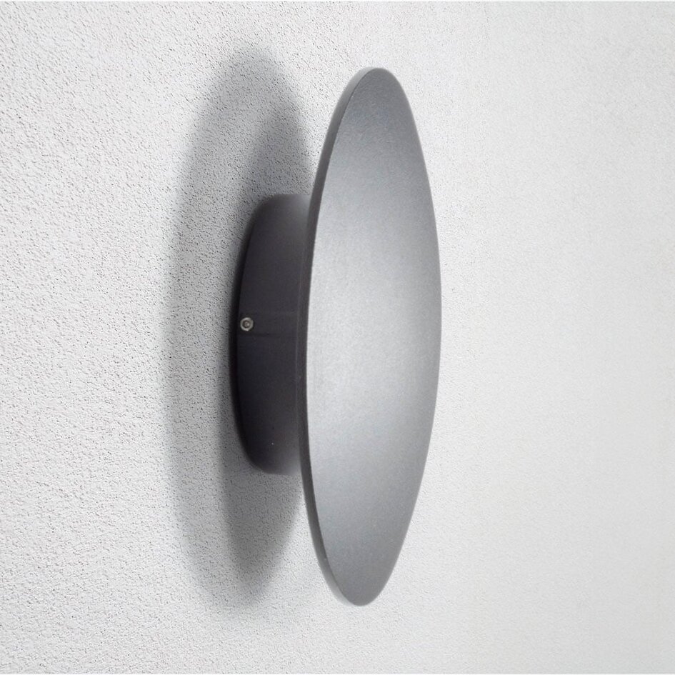 Dimmbare Wandlampe Suze in Schwarz