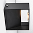 Moderne Design-Wandleuchte, schwarz und dimmbar - Lize