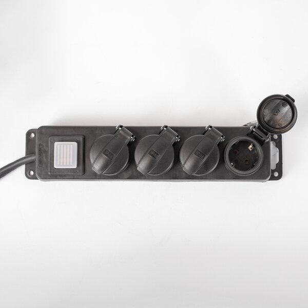 Außensteckdosenleiste IP44 mit 1,5 mm Kabelstärke - 5M