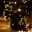 Erweiterbare Weihnachtsbeleuchtung | Warmweiß mit Funkeln | ab 10 Meter mit 100 LEDs | Gummi