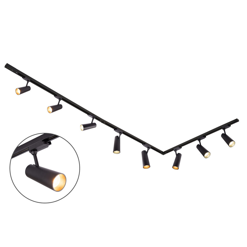 Modernes 1-phasiges Schienensystem 3-Meter Jazz-Spots - Deckenleuchte