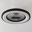 Smarter Deckenventilator Starry mit Tuya Smart App und RGB - Schwarz