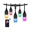 RGB Illu Lichterkette mit Hängesockeln & TUYA Wlan - 15 Meter
