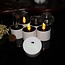 Solar-Teelichter Capri - 6er-Set mit integrierter LED