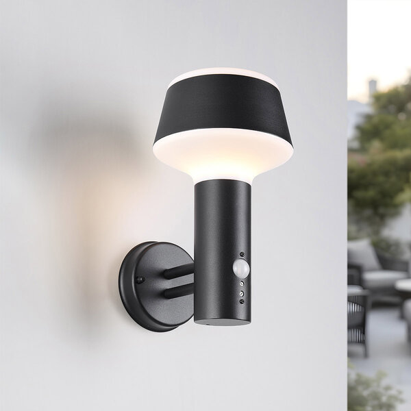 Industrielle Wandleuchte mit Sensor - Max