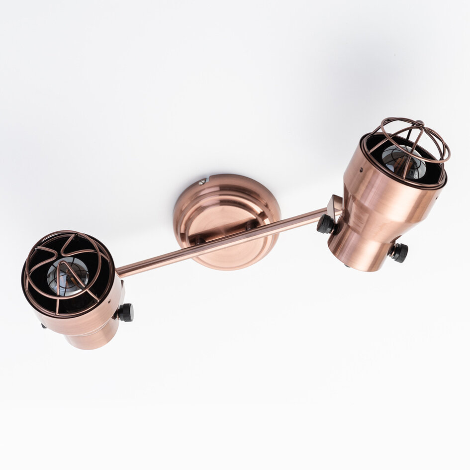 Industrielle Deckenleuchte  Boston - Kupfer