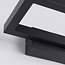 Design-Außenwandleuchte Isa - Mattschwarz mit integrierter LED