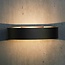 Design-Außenwandlampe Harley - Schwarz mit integrierter LED