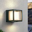 Quadratische Außenwandlampe Miles - Schwarz
